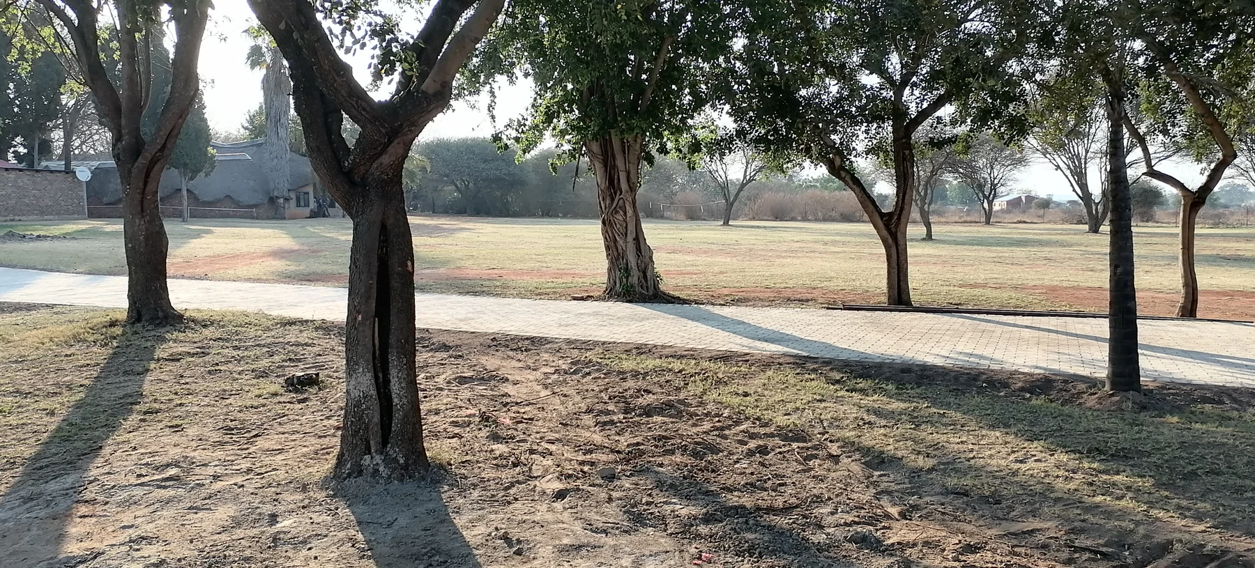 Hoffanhein Lodge grounds and paved path