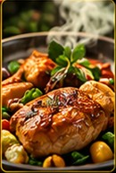 Sample Sunday meal presentation